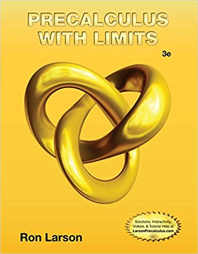 Precalculus with Limits 3rd Edition, ISBN-13: 978-1133947202