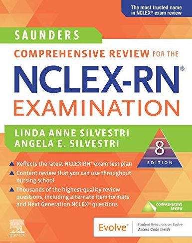 Saunders Comprehensive Review for the NCLEX-RN Examination 8th Edition, ISBN-13: 978-0323358415