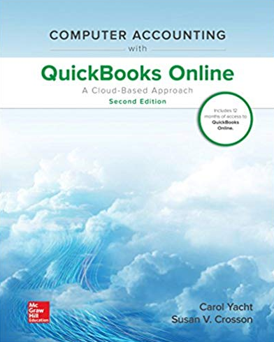 Computer Accounting with QuickBooks Online 2nd Edition, ISBN-13: 978-1260389500